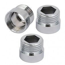 uxcell 3pcs G1/2 Male to M20 Female Thread Faucet Adapter Connector - B075F1KFQ3
